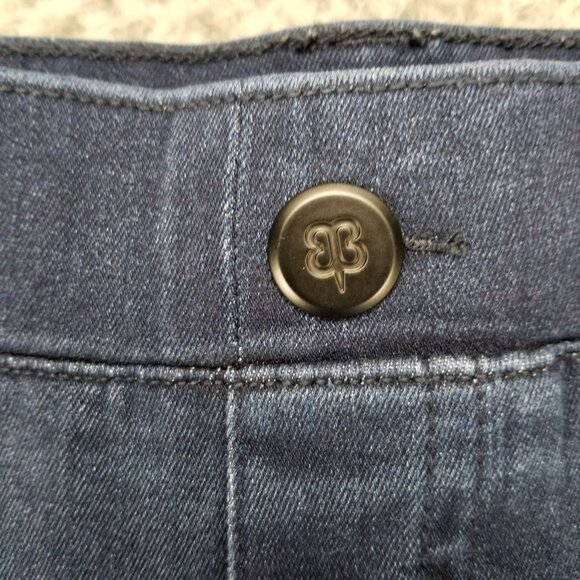 Betabrand Jeans Womens XS Blue Pull On Cropped Stretch Denim Jegging - Picture 3 of 11